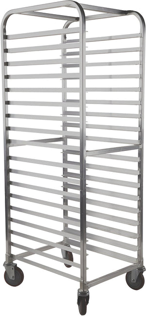 Winholt - Holds 12-18" Trays Heavy Duty, Sold Top Plate Casters Pan Rack - AL-1812BP-HD-ST