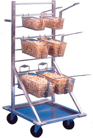 Winholt - Holds 18 Baskets Aluminum French Fry Rack - FFR-18