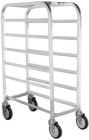 Winholt - Six 10" Trays End Load Aluminum Platter Cart - AL-106