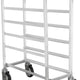 Winholt - Six 10" Trays End Load Aluminum Platter Cart - AL-106