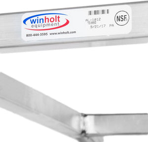 Winholt - Six 10" Trays End Load Aluminum Platter Cart - AL-106