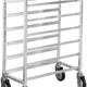 Winholt - Six 10" Trays End Load Aluminum Platter Cart - AL-106