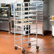 Winholt - Ten 18" Trays End Load Aluminum Platter Cart - AL-1810