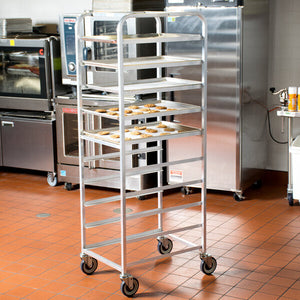 Winholt - Ten 18" Trays End Load Aluminum Platter Cart - AL-1810 (Special Order 4-6 Weeks)