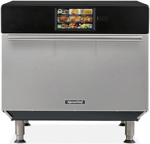 XpressChef - 208‐240V High-Speed Accelerated Cooking Countertop Oven with Teflon Coating and Touch Screen Display - MXP22TLT