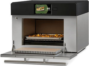 XpressChef - 208‐240V High-Speed Accelerated Cooking Countertop Oven with Teflon Coating and Touch Screen Display - MXP22TLT