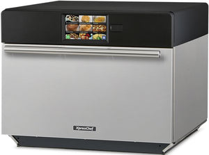 XpressChef - 208‐240V High-Speed Accelerated Cooking Countertop Oven with Teflon Coating and Touch Screen Display - MXP22TLT