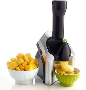 Yonanas - 200 Watts Coral Classic Vegan Non-Dairy Frozen Fruit Soft-Serve Dessert Maker - IC0902CR13