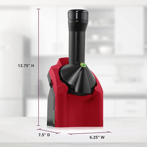 Yonanas - 200 Watts Red Classic Vegan Non-Dairy Frozen Fruit Soft-Serve Dessert Maker - IC0902RD13