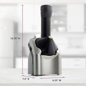 Yonanas - 200 Watts Silver Classic Vegan Non-Dairy Frozen Fruit Soft-Serve Dessert Maker - IC902ESV22