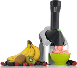 Yonanas - 200 Watts Silver Classic Vegan Non-Dairy Frozen Fruit Soft-Serve Dessert Maker, Pack of 2 - 902