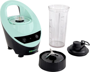 Yonanas - 300 Watts Mint Personal Blender with 13.5-Ounce Portable Cup and Drinking Lid for Shakes and Smoothies - YOPB300MN