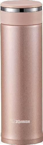 Zojirushi - 0.46L Pink Champagne Stainless Steel Mug with Tea Filter - SM-JTE46-PX