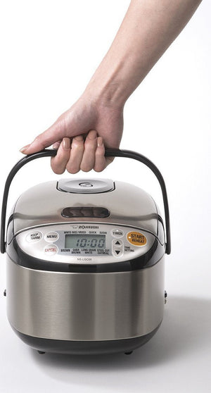 Zojirushi - 0.54 L Microcomputer Rice Cooker & Warmer - NS-LGC05