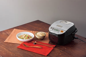 Zojirushi - 0.54 L Microcomputer Rice Cooker & Warmer with LCD Control Panel - NL-BAC05