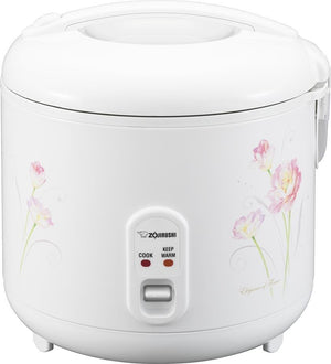 Zojirushi - 1 L / 5.5 Cup Automatic White Rice Cooker & Warmer - NS-RPC10FJ