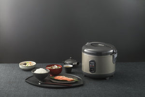 Zojirushi - 1 L Automatic Grey Rice Cooker & Warmer - NS-RPC10HM