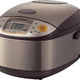 Zojirushi - 1 L Microcomputer Rice Cooker & Warmer with Basket - NS-TSC10XJ