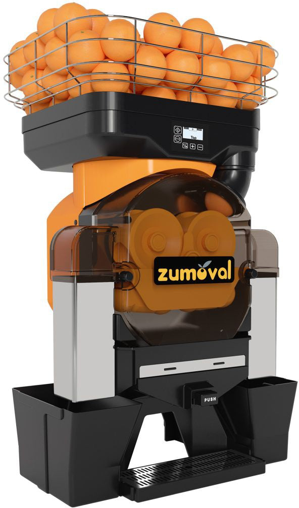 Zumoval - 0.75 HP Big Basic Juice Extractor With Auto Feeder, Self-Cleaning System, Push and Juice Button - 47990