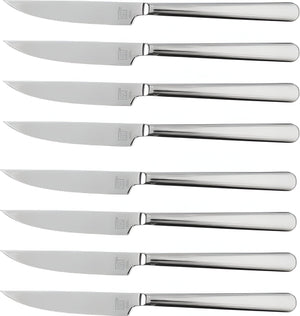 Zwilling - Contemporary 8 PC Stainless Steel Steak Knife Set with Woodcase - 22764-800