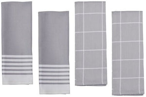 Zwilling - Grey Kitchen Towel Four Piece Set - 13300-504