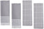 Zwilling - Grey Kitchen Towel Four Piece Set  - 13300-504