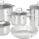 Zwilling - Quadro 10 PC Stainless Steel Cookware Set - 65060-001