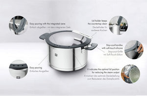 Zwilling - Simplify 1.5 L Stainless Steel Sauce Pan with Lid - 1010483