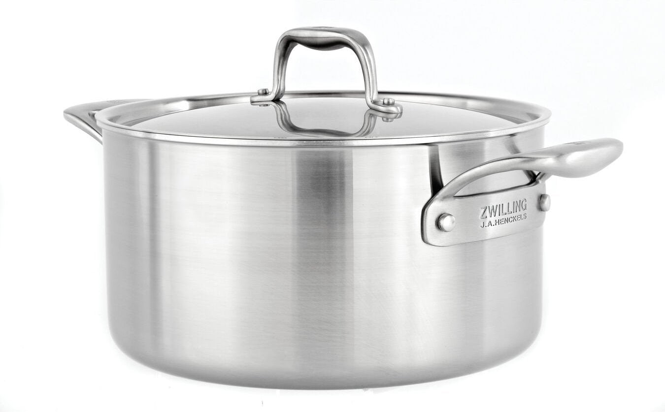 Zwilling - Sol II 8 QT Stainless Steel Stock Pot with Lid - 66143-240 - DISCONTINUED