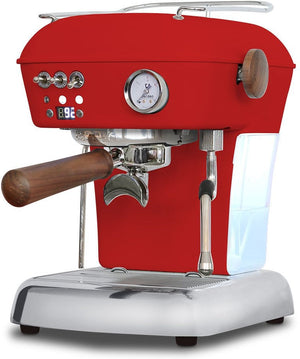 Ascaso - Dream PID Versatile Espresso Machine Matte Red/Wood - DR.610 (Special Order Item)