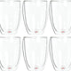 Bodum - Pavina 12 oz Glass Double Wall Set of 6 - 4559-10-12US