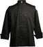 Chef Revival - Basic Cooks Jacket Black with Chef Logo Buttons Extra Large - J061BK-XL