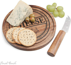 Final Touch - Cheese Board with Knife - CE40102