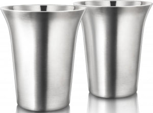 Final Touch - Double-Wall Coffee Cups Set of 2 (8 oz) - CAT8022