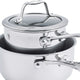 HENCKELS - 10 PC Real Clad Stainless Steel Cookware Set - 40250-005