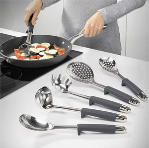 Joseph Joseph 6 Piece Elevate 100 Stainless Steel Kitchen Tool Set with Rotating Stand - 95024