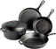 Lodge - 5 PC Cast Iron Cookware Set - L5HS3