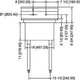 Omcan - No Drain Board 18” x 18” x 11” Pot Sink with Center Drain - 43761