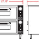 Omcan - Pizza Oven with Double Chamber - PE-CN-3200-D