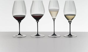 Riedel - Fatto a Mano Performance Champagne Glass with Black Stem & Clear Base - 4884/28D