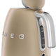 Smeg - 1.7 L 50's Style Kettle with 3D Logo Champagne - KLF03CHMUS