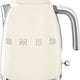 Smeg - 1.7 L 50's Style Kettle with 3D Logo Cream - KLF03CRUS