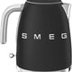 Smeg - 1.7 L 50's Style Kettle with 3D Logo Matte Black - KLF03BLMUS