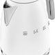 Smeg - 1.7 L 50's Style Kettle with 3D Logo Matte White - KLF03WHMUS