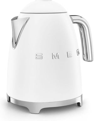 Smeg - 1.7 L 50's Style Kettle with 3D Logo Matte White - KLF03WHMUS