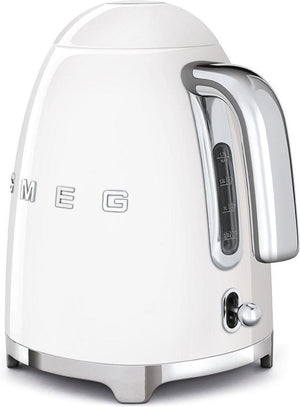 Smeg - 1.7 L 50's Style Kettle with 3D Logo White - KLF03WHUS