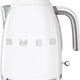 Smeg - 1.7 L 50's Style Kettle with 3D Logo White - KLF03WHUS