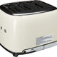 Smeg - 4 Slot 50's Retro Style Toaster Cream - TSF03CRUS