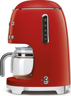 Smeg - 50's Retro Style 10 Cup Coffee Maker Red - DCF02RDUS