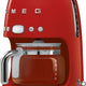 Smeg - 50's Retro Style 10 Cup Coffee Maker Red - DCF02RDUS